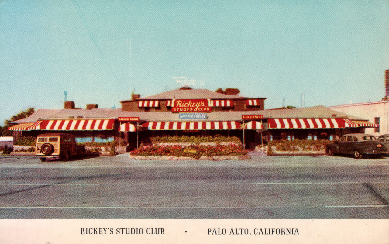 Historic Dinah's Shack Dinner Menu El Camino Real Palo Alto California Late1980s 